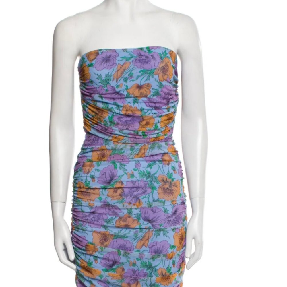 Veronica Beard Strapless Floral